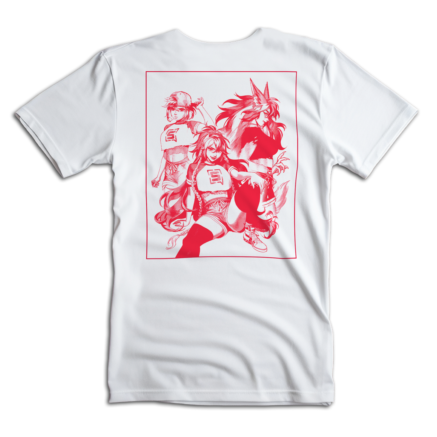 Strippin | Three (Hot) Wolves - Tee