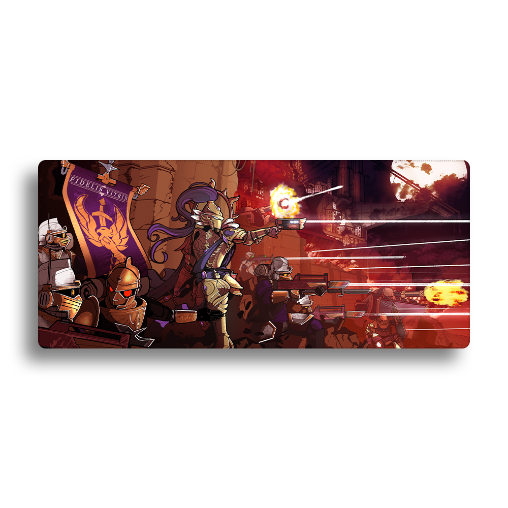 Aurelia Tempris | Trial By Fire - Desk Mat